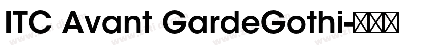 ITC Avant GardeGothi字体转换